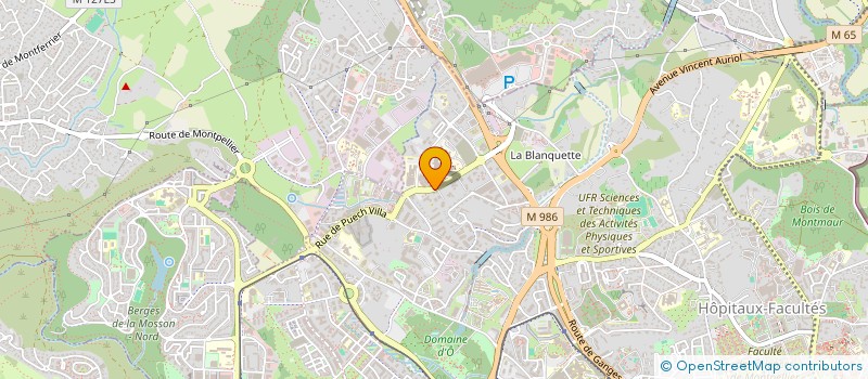 localisation de l'entreprise SCI LE DUCHE à MONTPELLIER