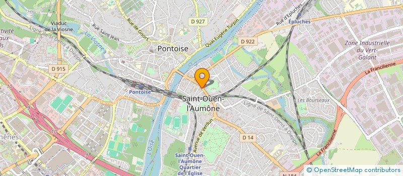 localisation de l'entreprise SCI LE DUONG  SAINT-OUEN-L'AUMONE