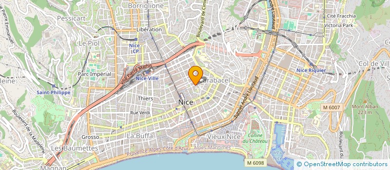 localisation de l'entreprise SCI LE DUPLEX à NICE