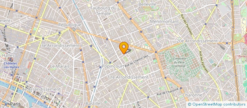 localisation de l'entreprise SCI LE DUPLEX  PARIS