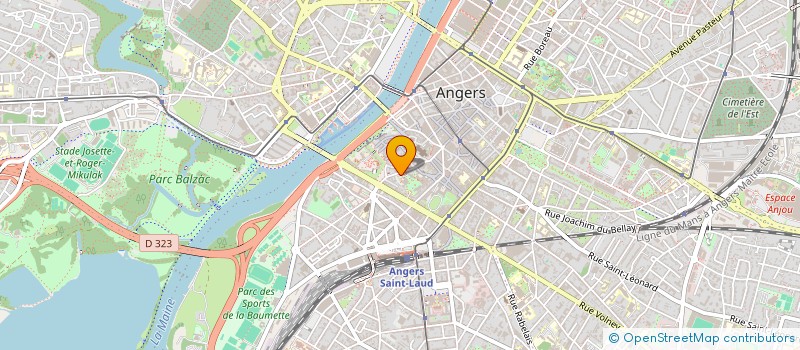 localisation de l'entreprise SCI LE DUPON T&D à ANGERS