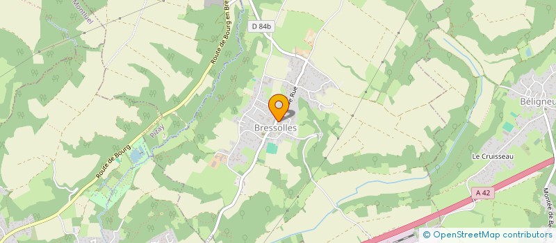 localisation de l'entreprise SCI LE DURAT à BRESSOLLES
