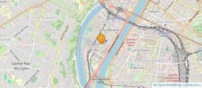 localisation de l'entreprise SCI LE FACTORY  LYON