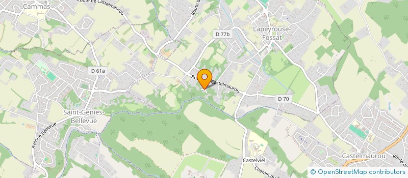 localisation de l'entreprise SCI LE FAGET  CASTELMAUROU