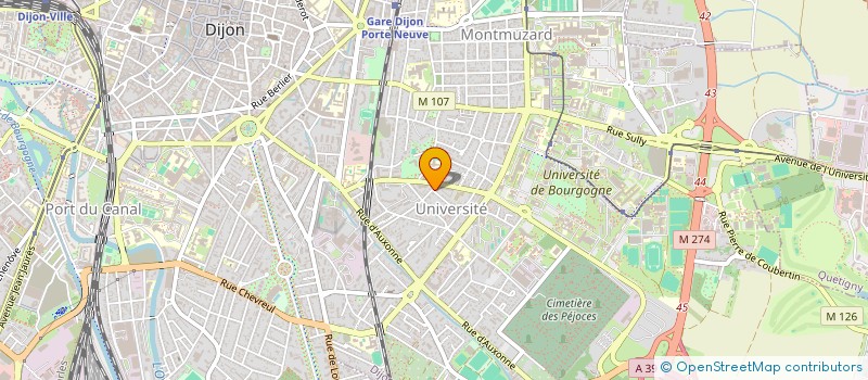 localisation de l'entreprise SCI LE FAKARAVA à DIJON