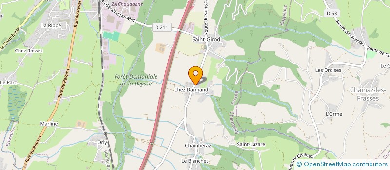 localisation de l'entreprise SCI LE FAL D'ANTOINETTE  ENTRELACS