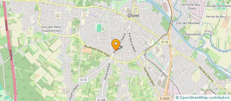 localisation de l'entreprise SCI LE FALLEMPIN à OLIVET