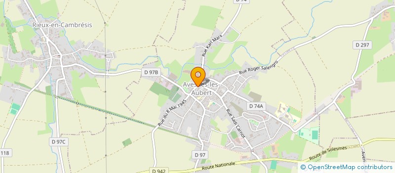 localisation de l'entreprise SCI LE FAMILIA  AVESNES-LES-AUBERT