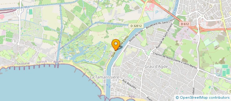 localisation de l'entreprise SCI LE FANAL  AGDE