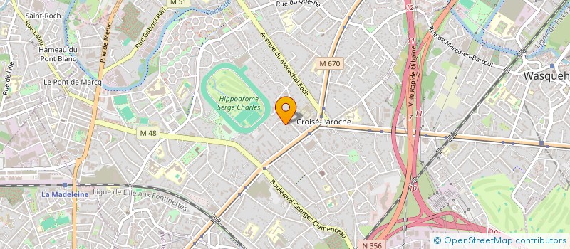 localisation de l'entreprise SCI LE FANYON à MARCQ-EN-BARŒUL