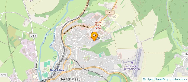 localisation de l'entreprise SCI LE FARFOUILLOT à NEUFCHATEAU