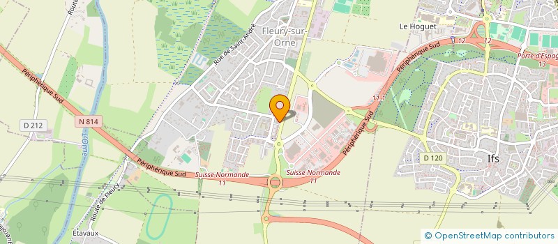 localisation de l'entreprise SCI LE FARIVAL  FLEURY-SUR-ORNE