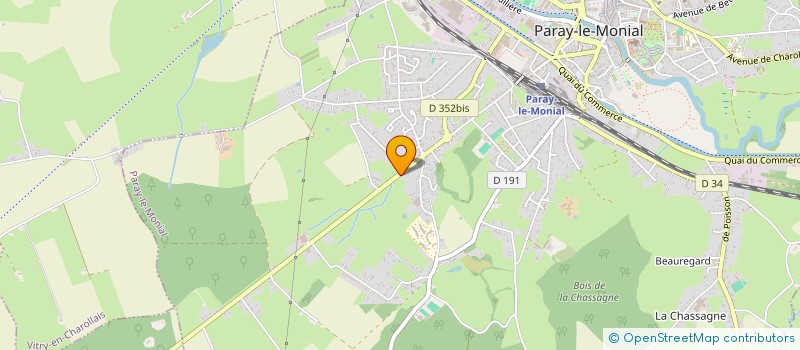 localisation de l'entreprise SCI LE FARMERET  PARAY-LE-MONIAL