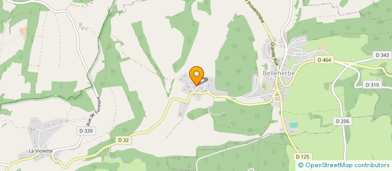 localisation de l'entreprise SCI LE FAUBOURG  BELLEHERBE