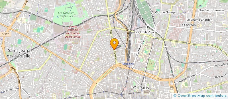 localisation de l'entreprise SCI LE FAUBOURG CHARTRAIN à ORLEANS