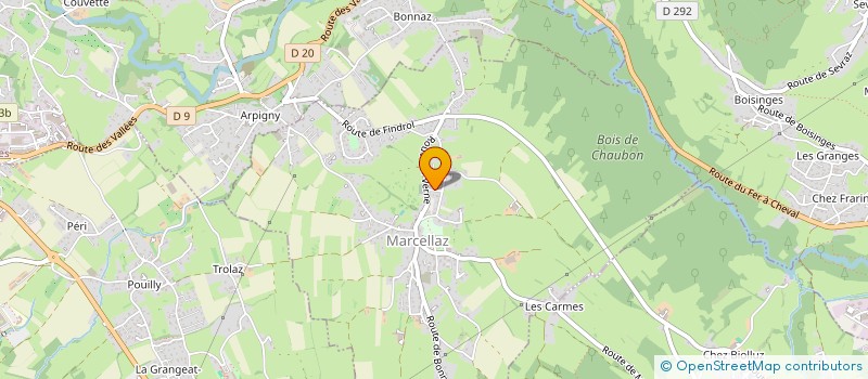 localisation de l'entreprise SCI LE FAUCIGNY  MARCELLAZ