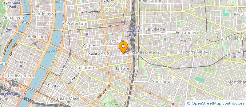localisation de l'entreprise SCI LE FAVIER  LYON