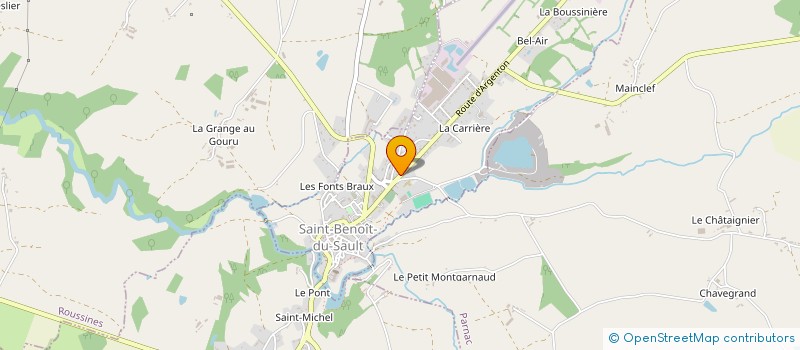 localisation de l'entreprise SCI LE FAY à PARNAC