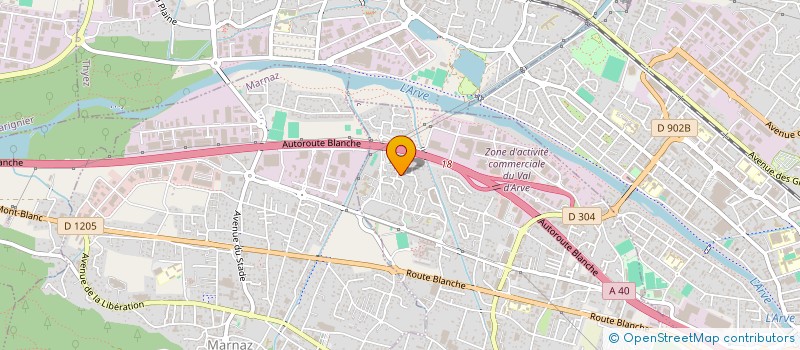 localisation de l'entreprise SCI LE FAYET  SCIONZIER