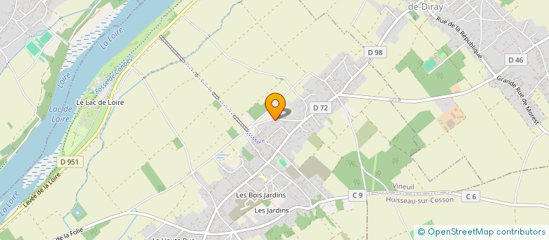 localisation de l'entreprise SCI LE FAZ à VINEUIL