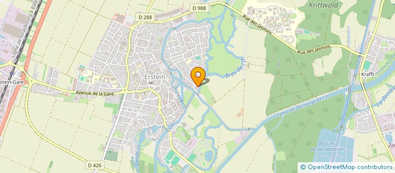 localisation de l'entreprise SCI LE FEIGNET  ERSTEIN