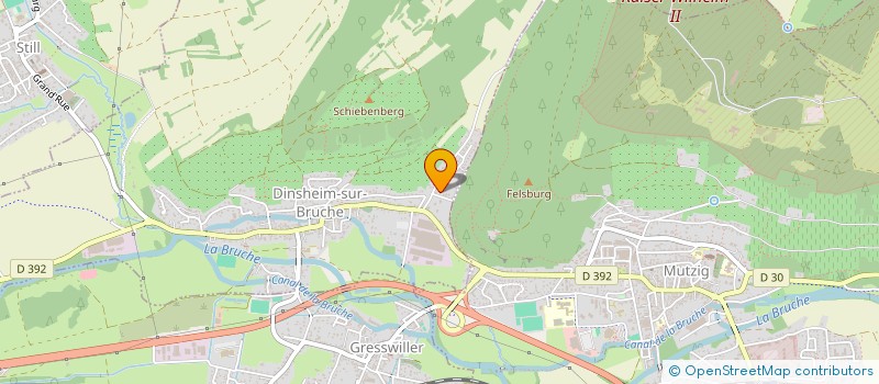 localisation de l'entreprise SCI LE FELSBOURG  DINSHEIM-SUR-BRUCHE