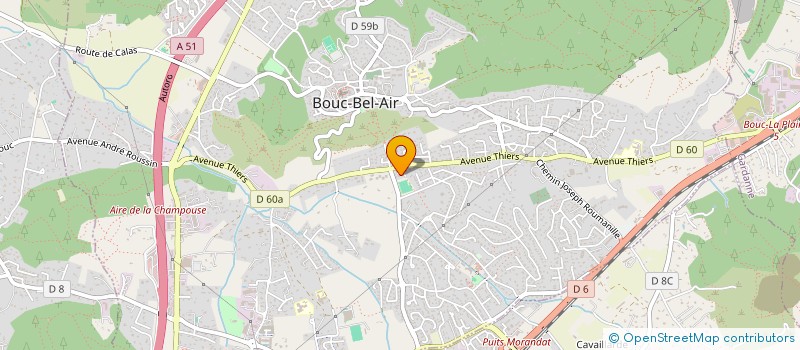 localisation de l'entreprise SCI LE FENNEC à BOUC-BEL-AIR