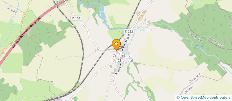 localisation de l'entreprise SCI LE FER A CHEVAL à MERREY