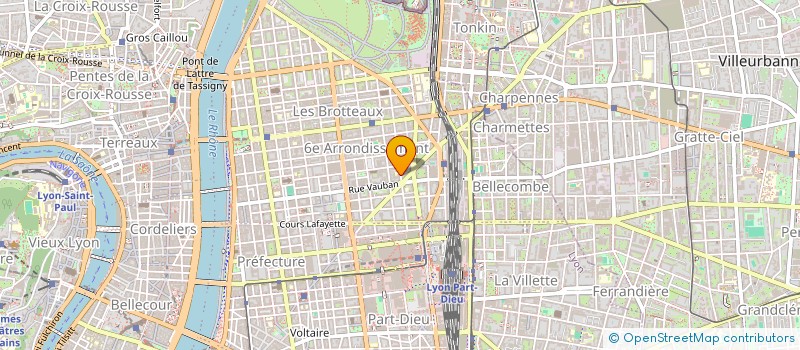 localisation de l'entreprise SCI LE FERANEY  LYON