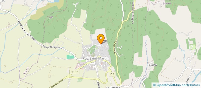 localisation de l'entreprise SCI LE FERISSON  PUY-SAINT-MARTIN