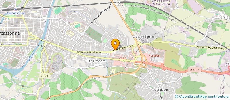localisation de l'entreprise SCI LE FERRATIER à CARCASSONNE