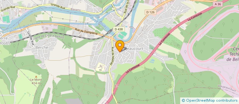 localisation de l'entreprise SCI LE FERRER  VOUJEAUCOURT