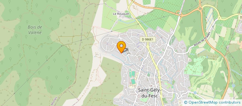 localisation de l'entreprise SCI LE FEY DESSUS  SAINT-GELY-DU-FESC
