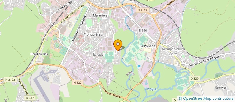 localisation de l'entreprise SCI LE FIACRE à AURILLAC