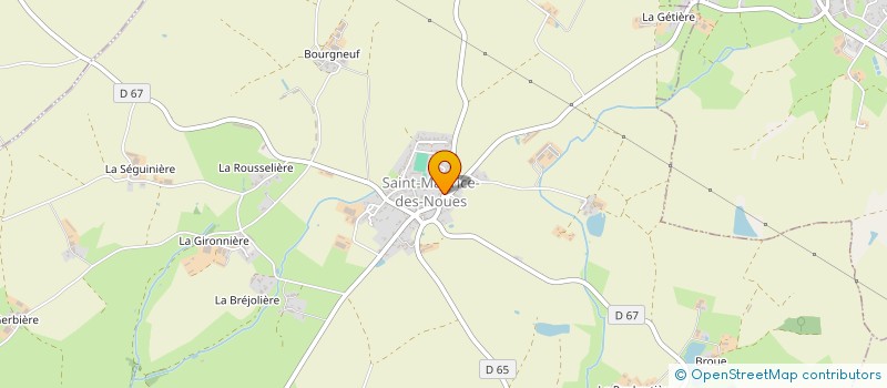 localisation de l'entreprise SCI LE FIEF  SAINT-MAURICE-DES-NOUES