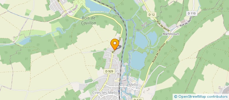 localisation de l'entreprise SCI LE FIEF  CIRES-LES-MELLO