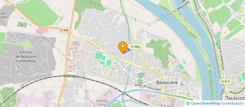 localisation de l'entreprise SCI LE FIGAROU  BEAUCAIRE