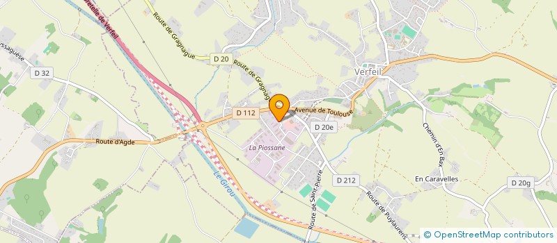 localisation de l'entreprise SCI LE FIGUIER  SOREZE