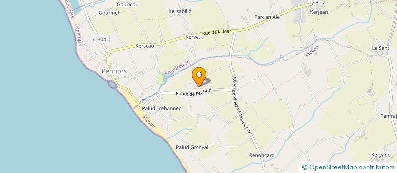 localisation de l'entreprise SCI LE FIL DU BOIS  PLOVAN