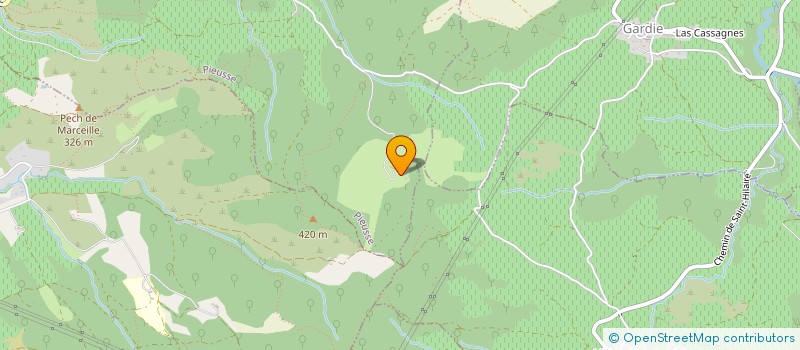 localisation de l'entreprise SCI LE FIL DU TEMPS  PIEUSSE