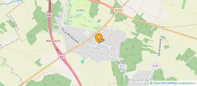 localisation de l'entreprise SCI LE FILOIR  CELY