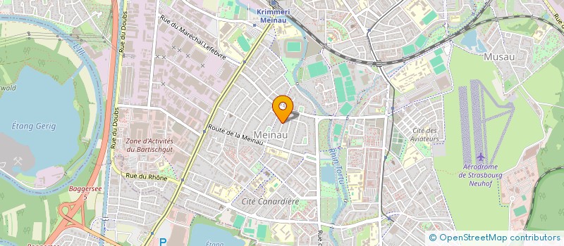 localisation de l'entreprise SCI LE FINK'  STRASBOURG