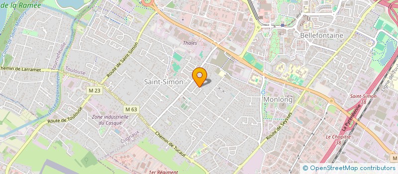 localisation de l'entreprise SCI LE FIQUET'S à TOULOUSE