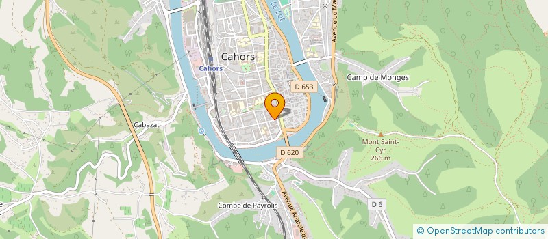 localisation de l'entreprise SCI LE FIROULET  CAHORS