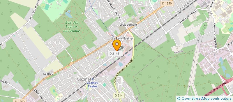 localisation de l'entreprise SCI LE FISCHER  CESTAS