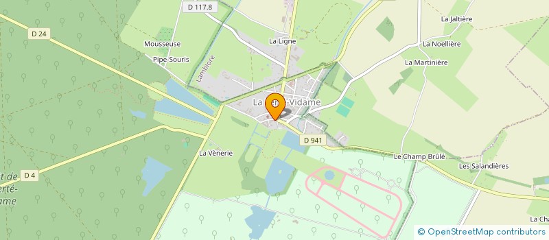 localisation de l'entreprise SCI LE FLAMBOYANT à LA FERTE-VIDAME
