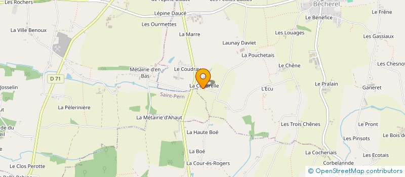 localisation de l'entreprise SCI LE FLETINE  MINIAC-SOUS-BECHEREL