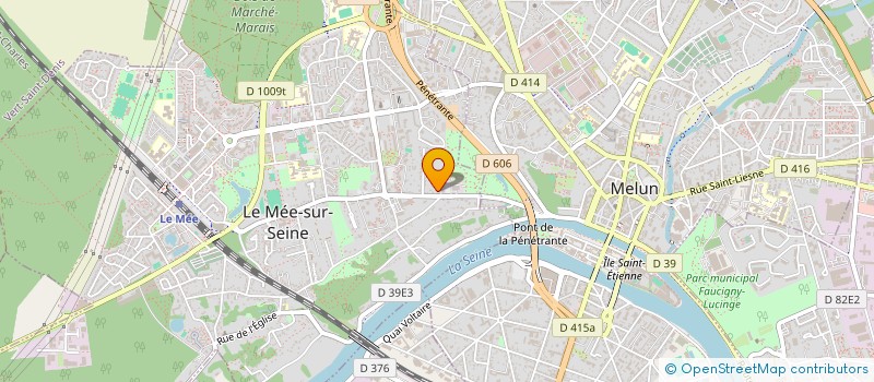 localisation de l'entreprise SCI LE FLEURET  LE MEE-SUR-SEINE