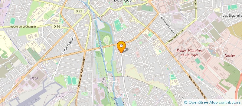 localisation de l'entreprise SCI LE FLEURON  BOURGES