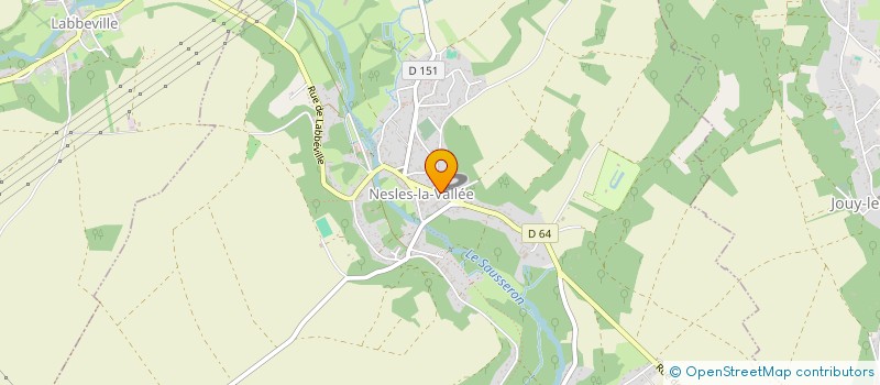 localisation de l'entreprise SCI LE FLOCH PISTIEN  NESLES-LA-VALLEE